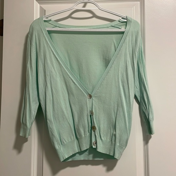 Mint Green Cardigan - Picture 1 of 2